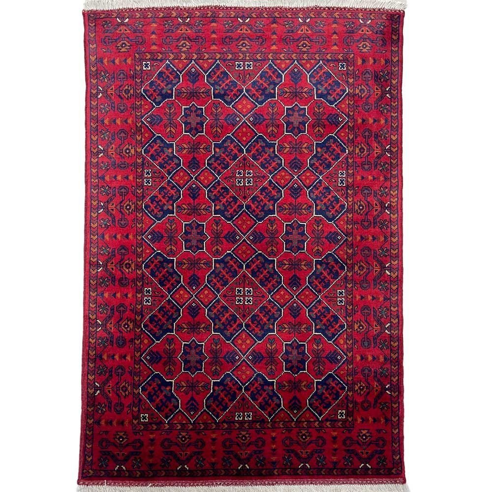 El Dokuma Afgan Khal Muhammadi Yün Halı (80x120 cm)