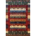 El Dokuma Afgan Kabile Yün Halı (170x250 cm)