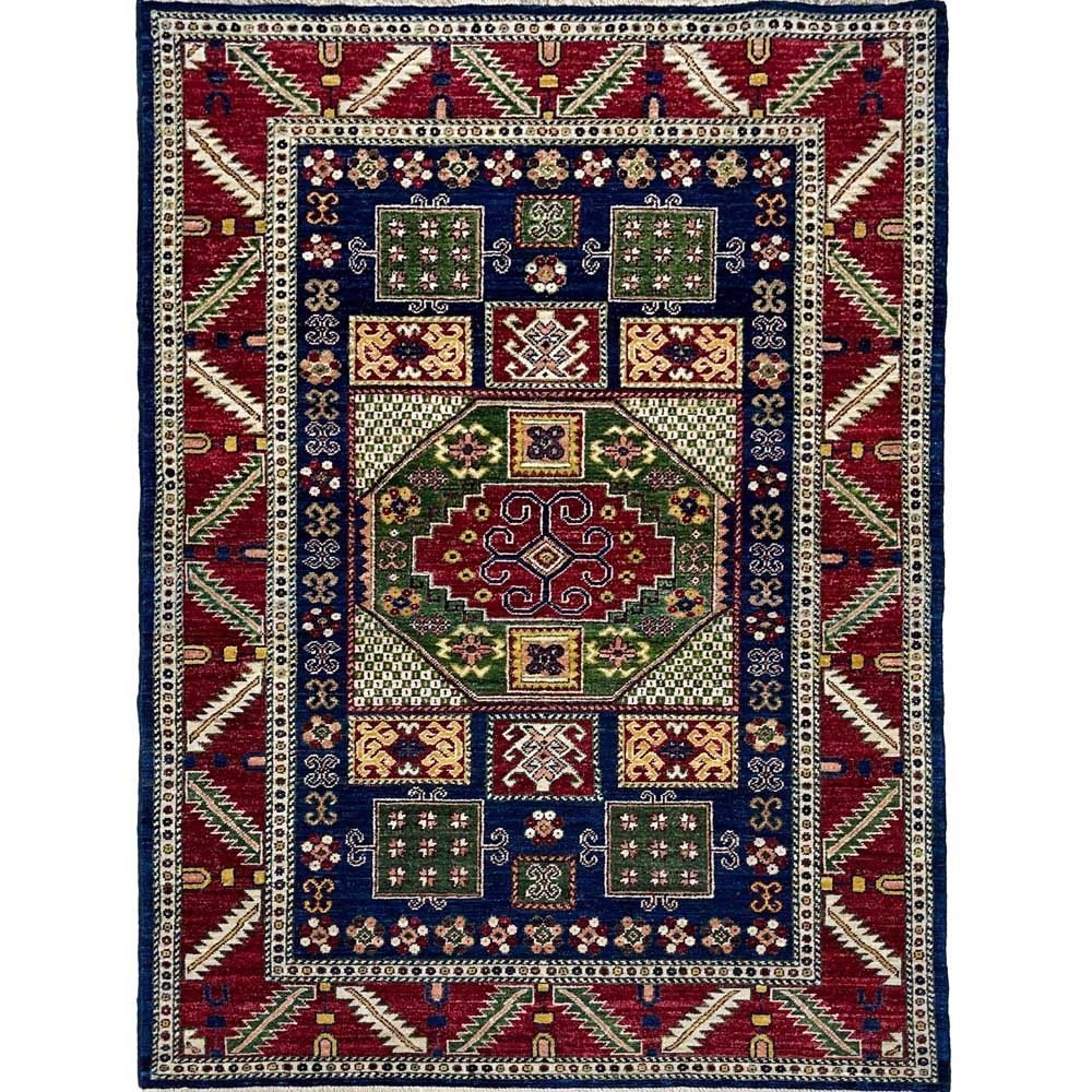El Dokuma Afgan Kabile Yün Halı (120x180 cm)
