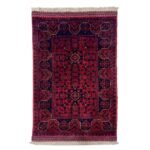 El Dokuma Mini Afgan Khal Muhammadi Yün Halı (60x90 cm)