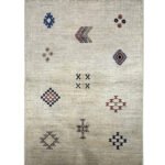 El Dokuma Modern Yün Halı (120x180 cm)