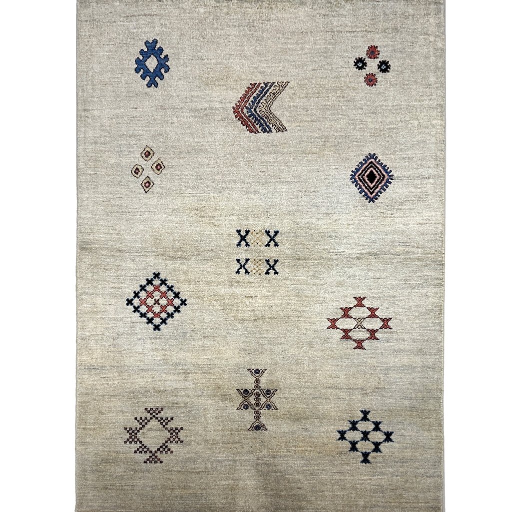 El Dokuma Modern Yün Halı (120x180 cm)