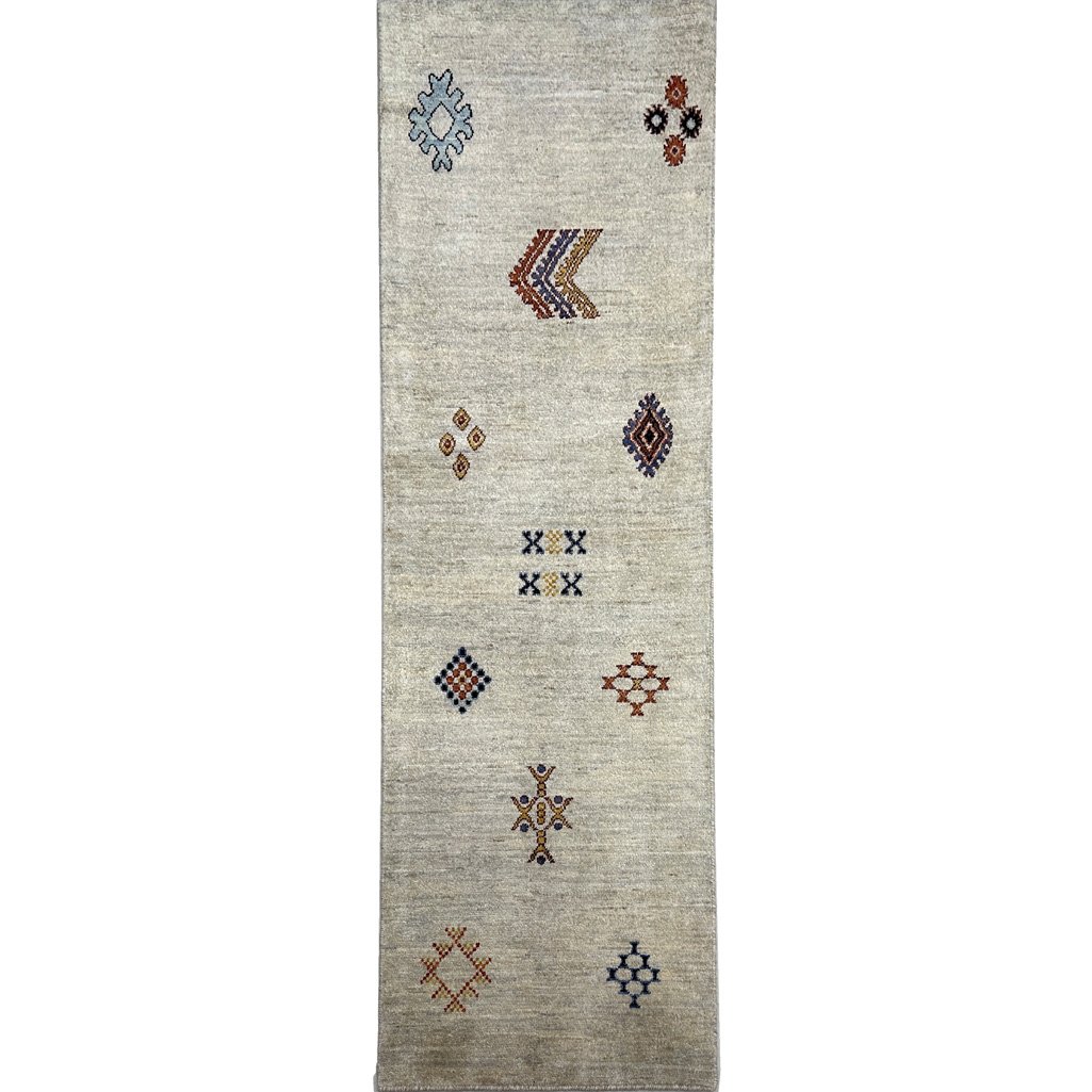 El Dokuma Modern Yün Yolluk Halı (60x170 cm)