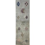El Dokuma Modern Yün Yolluk Halı (65x175 cm)