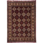 El Dokuma Afgan Bilicik İnce Dokuma Yün Halı (150x200 cm)
