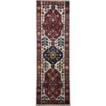 El Dokuma Geleneksel Afgan Kabile Yün Yolluk Halı (60x190 cm)
