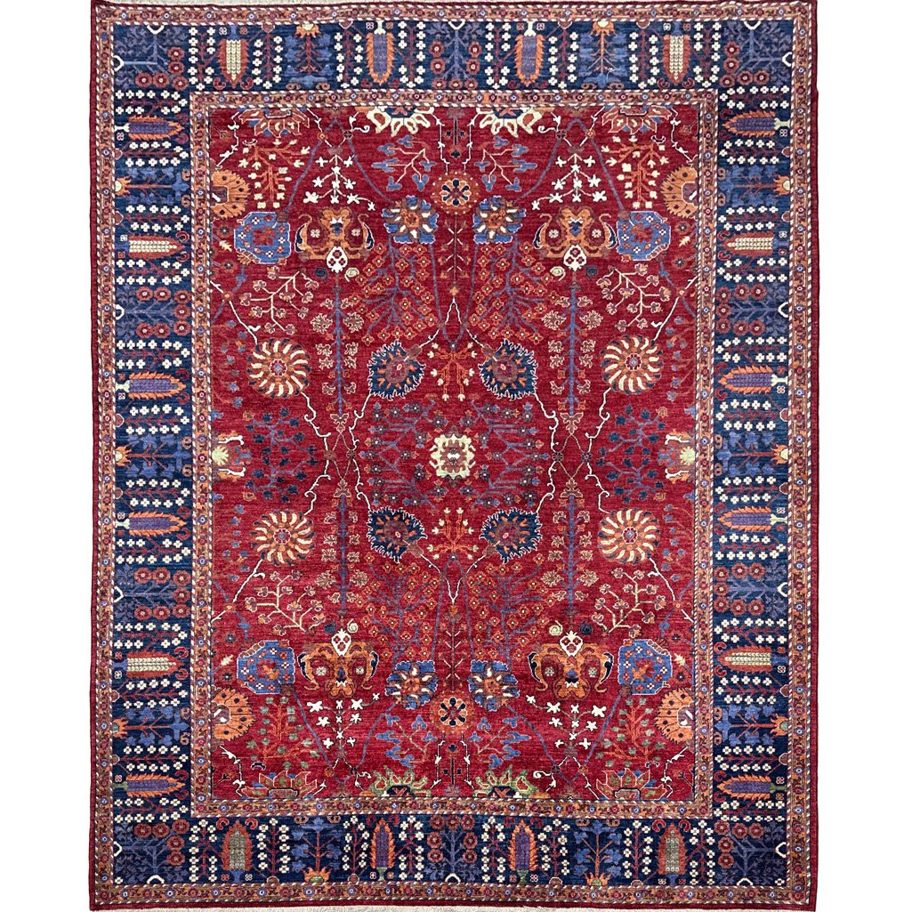 El Dokuma Afgan Sultani Yün Halı (270x370 cm)
