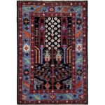 El Dokuma Ağaç Motifli Afgan Kabile Yün Halı (150x240 cm)