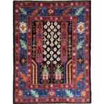 El Dokuma Ağaç Motifli Afgan Kabile Yün Halı (150x190 cm)