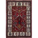 El Dokuma Kırmızı Afgan Kabile Yün Halı (150x210 cm)