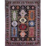 El Dokuma Afgan Veziri Kabile Yün Halı (260x340 cm)