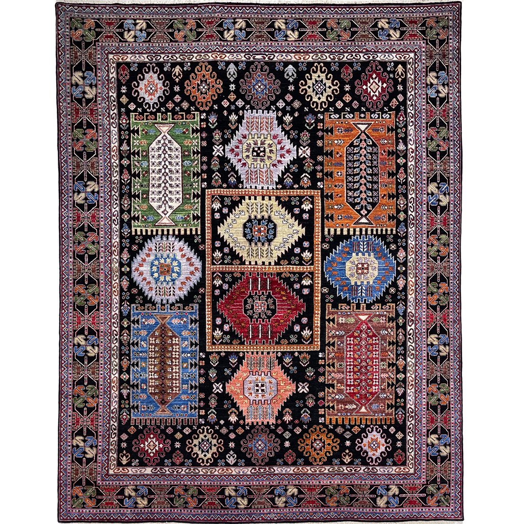 El Dokuma Afgan Veziri Kabile Yün Halı (260x340 cm)