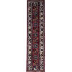 El Dokuma Afgan Kabile Yün Yolluk Halı (75x315 cm)