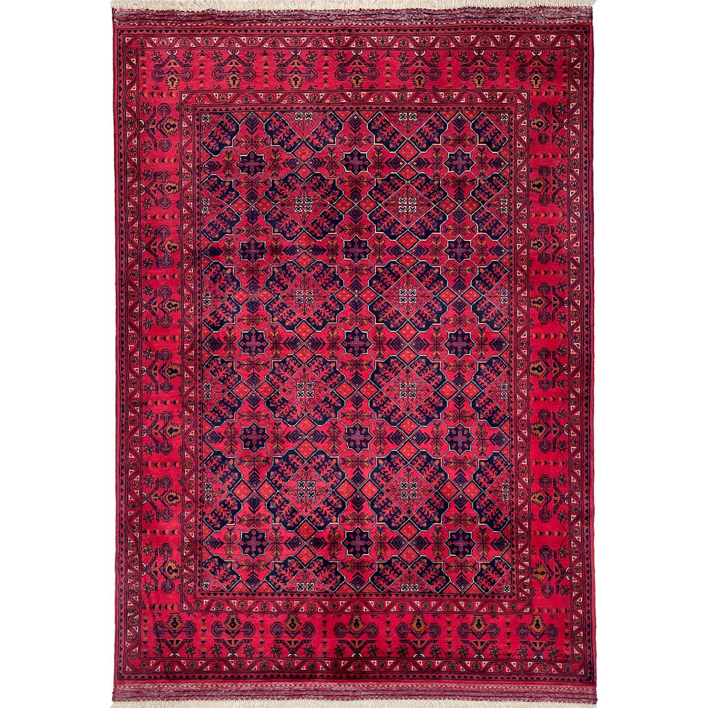 El Dokuma Afgan Khal Mohammadi Yün Halı (150x210 cm)