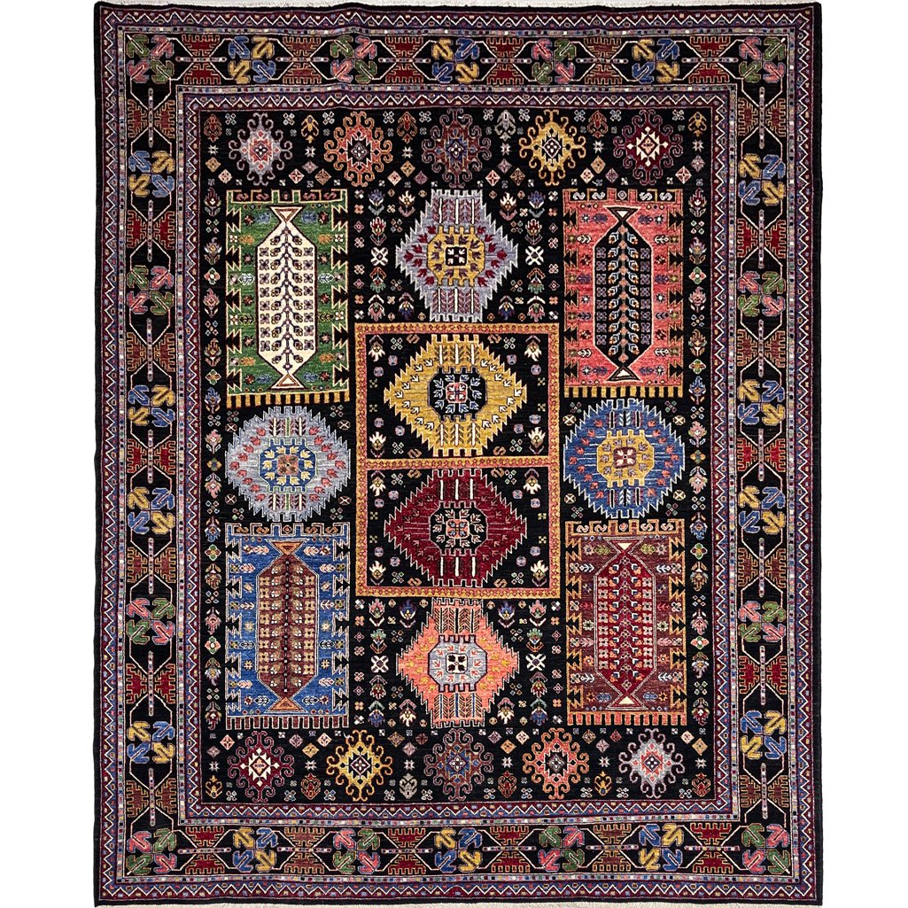 El Dokuma Afgan Veziri Kabile Yün Halı (250x300 cm)