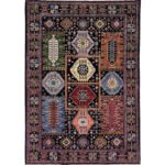 El Dokuma Afgan Veziri Kabile Yün Halı (185x275 cm)