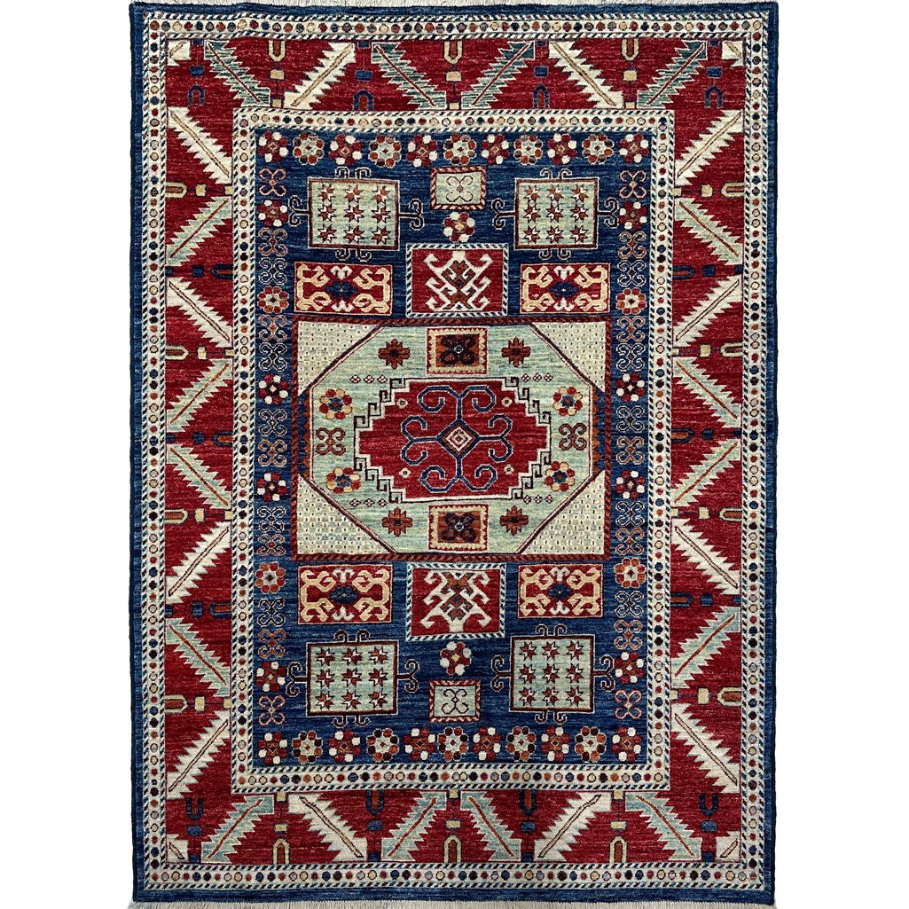 El Dokuma Afgan Kabile Yün Halı (160x210 cm)