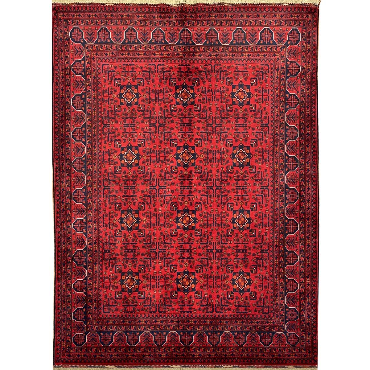 El Dokuma Afgan Bilicik İnce Dokuma Yün Halı (155x200 cm)