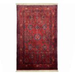 El Dokuma Afgan Bilicik İnce Dokuma Yün Halı (80x115 cm)