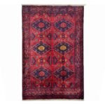 El Dokuma Afgan Bilicik İnce Dokuma Yün Halı (100x140 cm)
