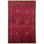El Dokuma Afgan Bilicik İnce Dokuma Yün Halı (100x150 cm)