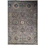 El Dokuma Gri Türk Uşak Yün Halı (170x250 cm)