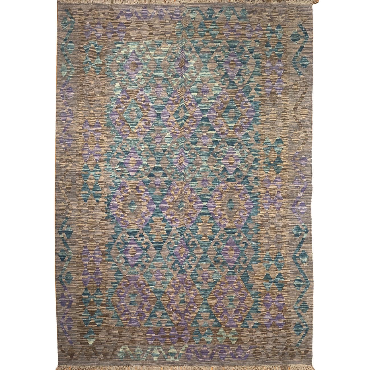El Dokuma Bohem Yün Kilim (155x205 cm)