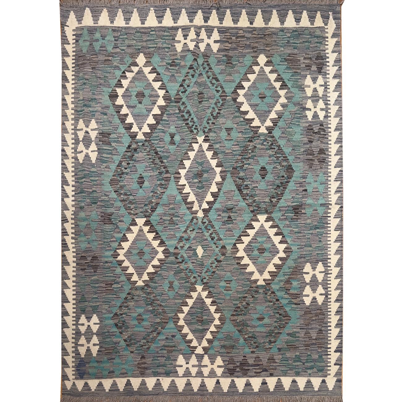 El Dokuma Anadolu Desenli Yün Kilim (150x190 cm)