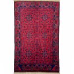 El Dokuma Afgan Khal Mohammadi Bilicik Yün Halı (100x140 cm)