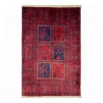 El Dokuma Afgan Bahtiyar Bilicik İnce Dokuma Yün Halı (85x115 cm)