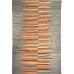 El Dokuma Renkli Modern Yün Kilim (200x300 cm)