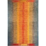 El Dokuma Renkli Modern Yün Kilim (195x300 cm)