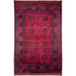 El Dokuma Afgan Bilicik İnce Dokuma Yün Halı (125x185 cm)