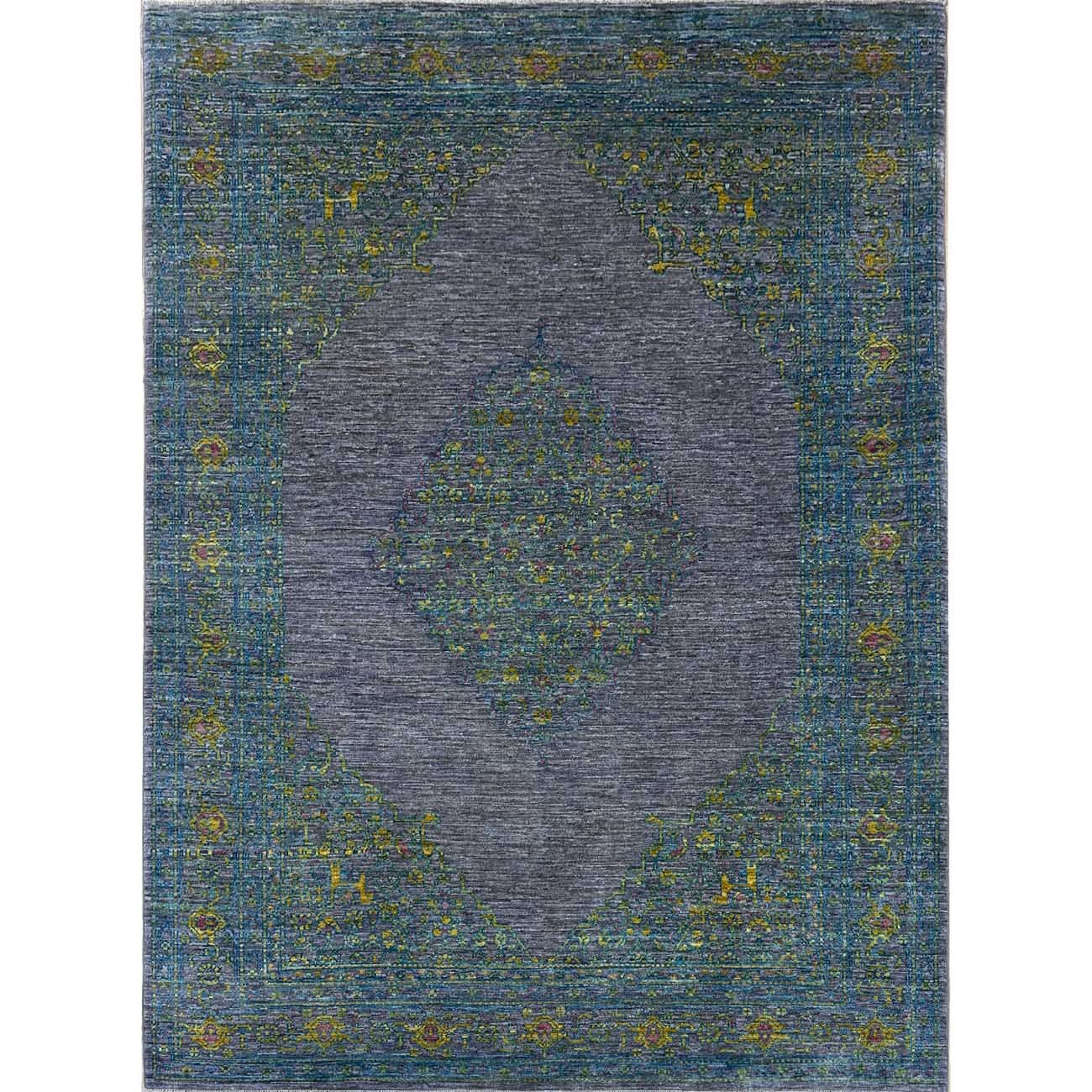 El Dokuma Modern Madalyon Sultani Yün Halı (175x230 cm)