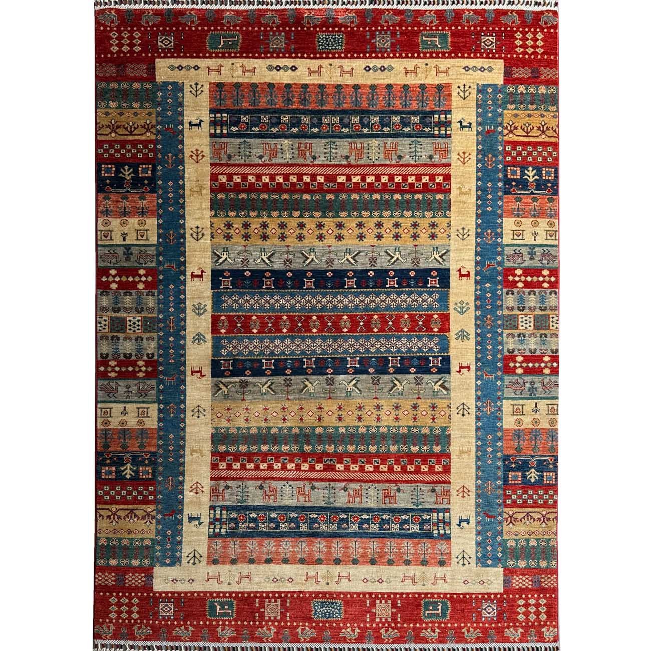 El Dokuma Türkmen Kabile Yün Halı (170x240 cm)