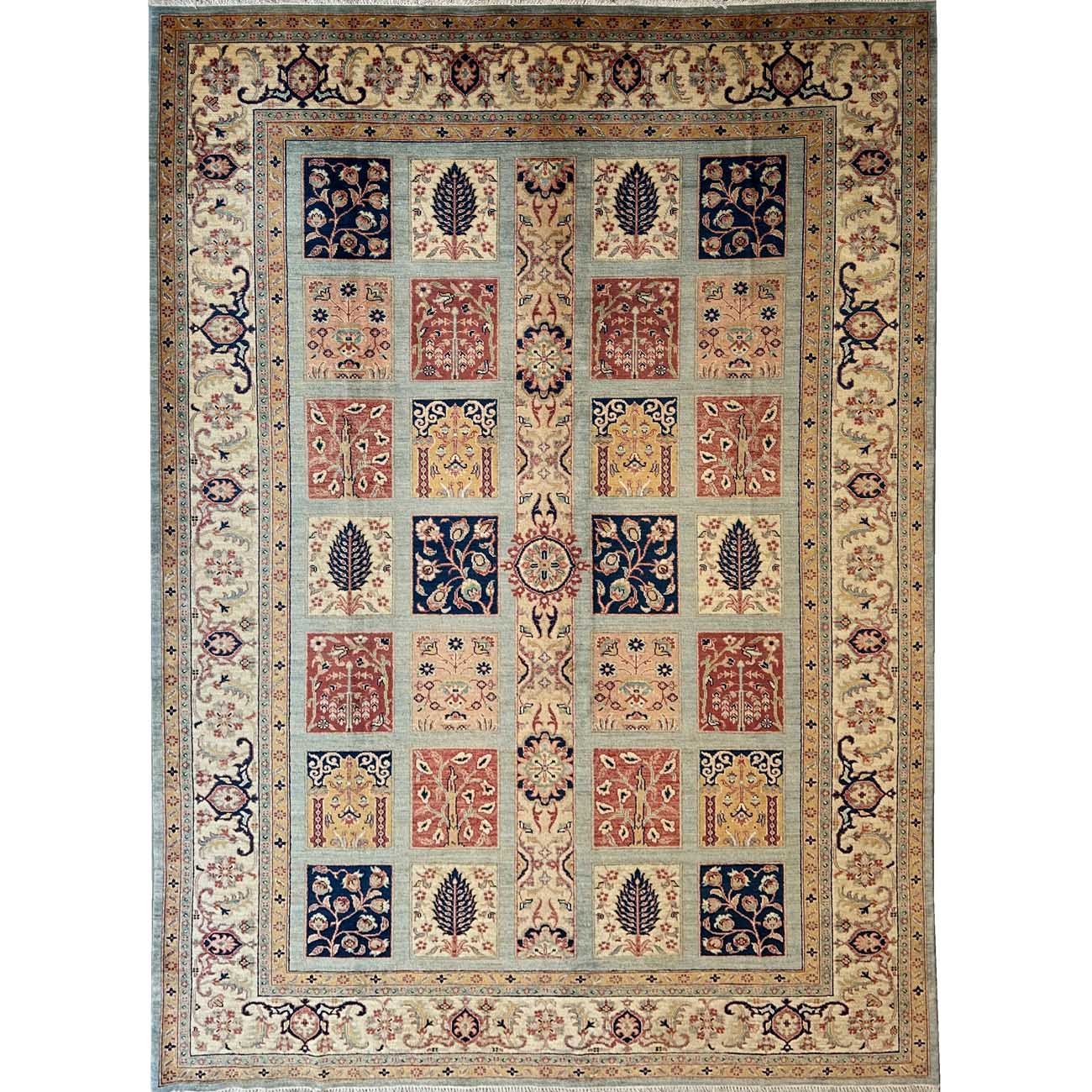 El Dokuma Bahtiyari Kabile Yün Halı (210x290 cm)