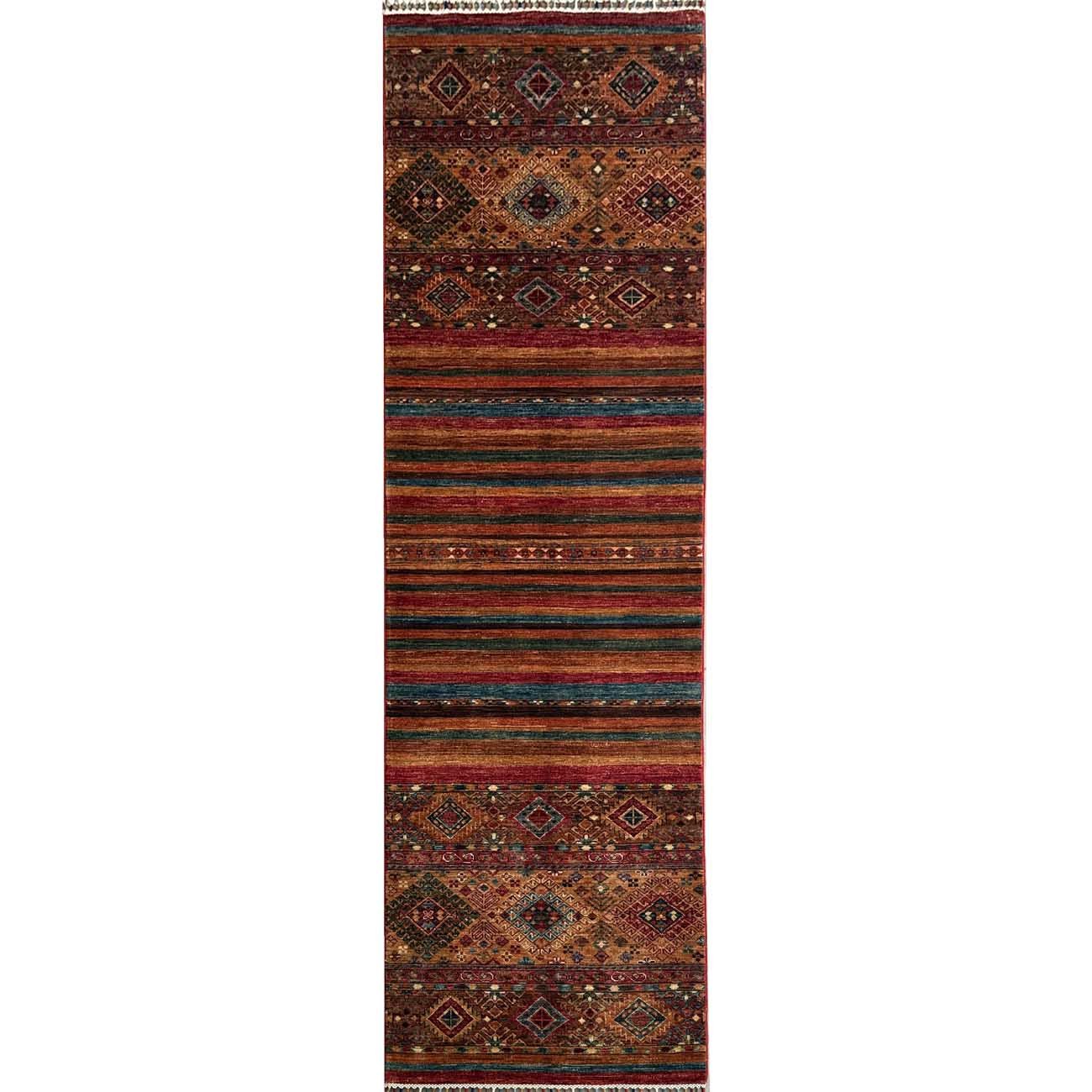 El Dokuma Horcin Kabile Yün Yolluk Halı (80x300 cm)