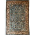 El Dokuma Premium Mavi Uşak Yün Halı (180x270 cm)