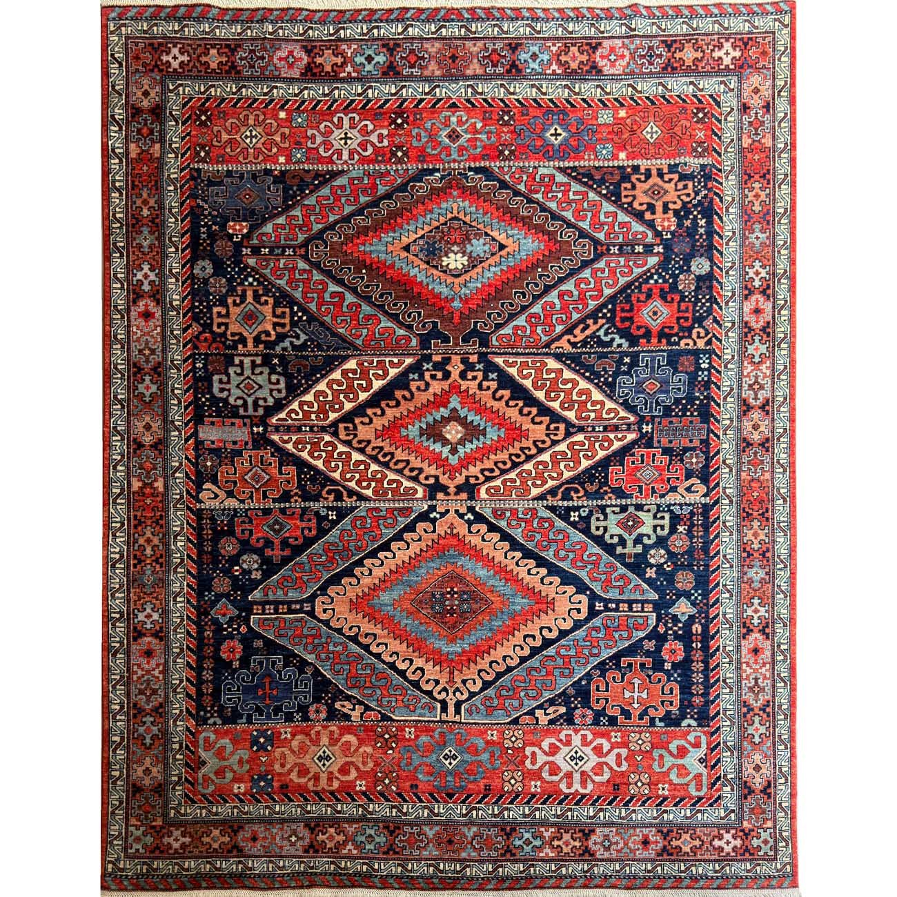El Dokuma İran Kaşkai Yün Halı (240x300 cm)