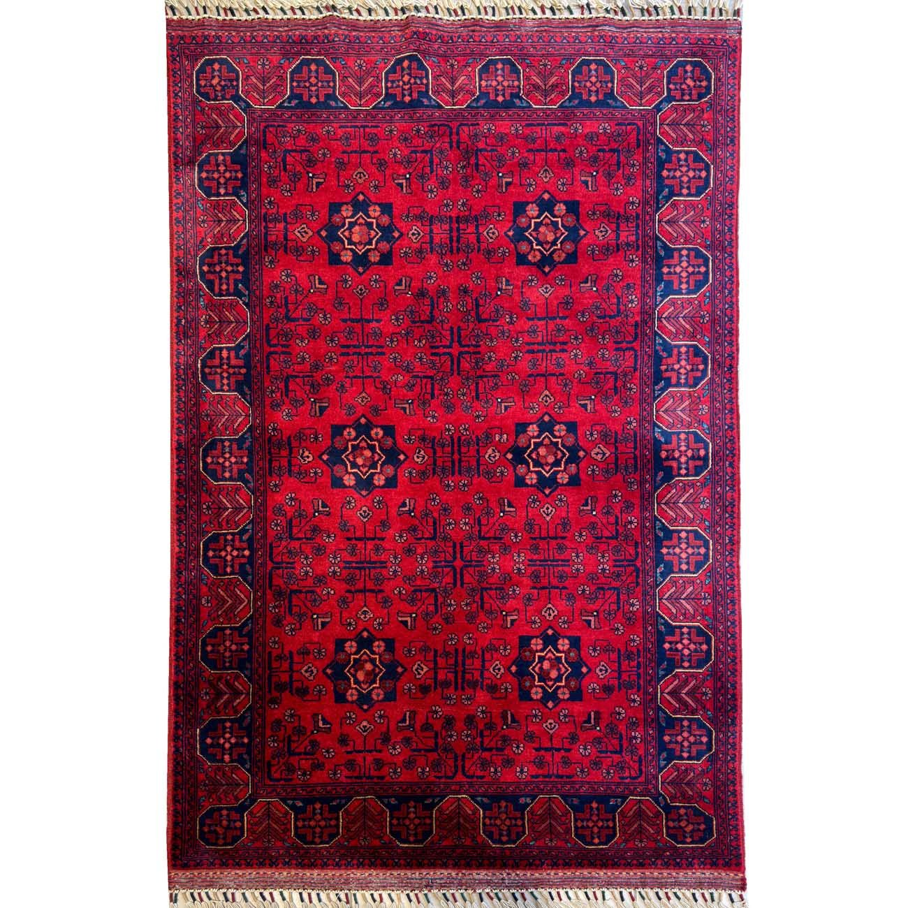 El Dokuma Türkmen Yün Halı (120x180 cm)