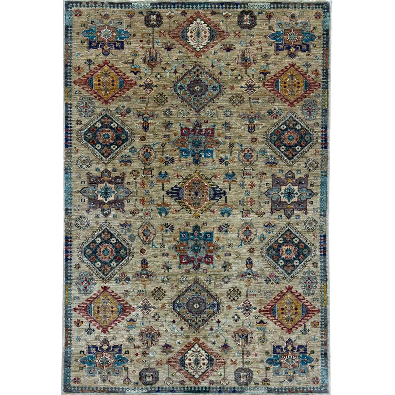 El Dokuma Veziri Kabile Yün Halı (170x240 cm)