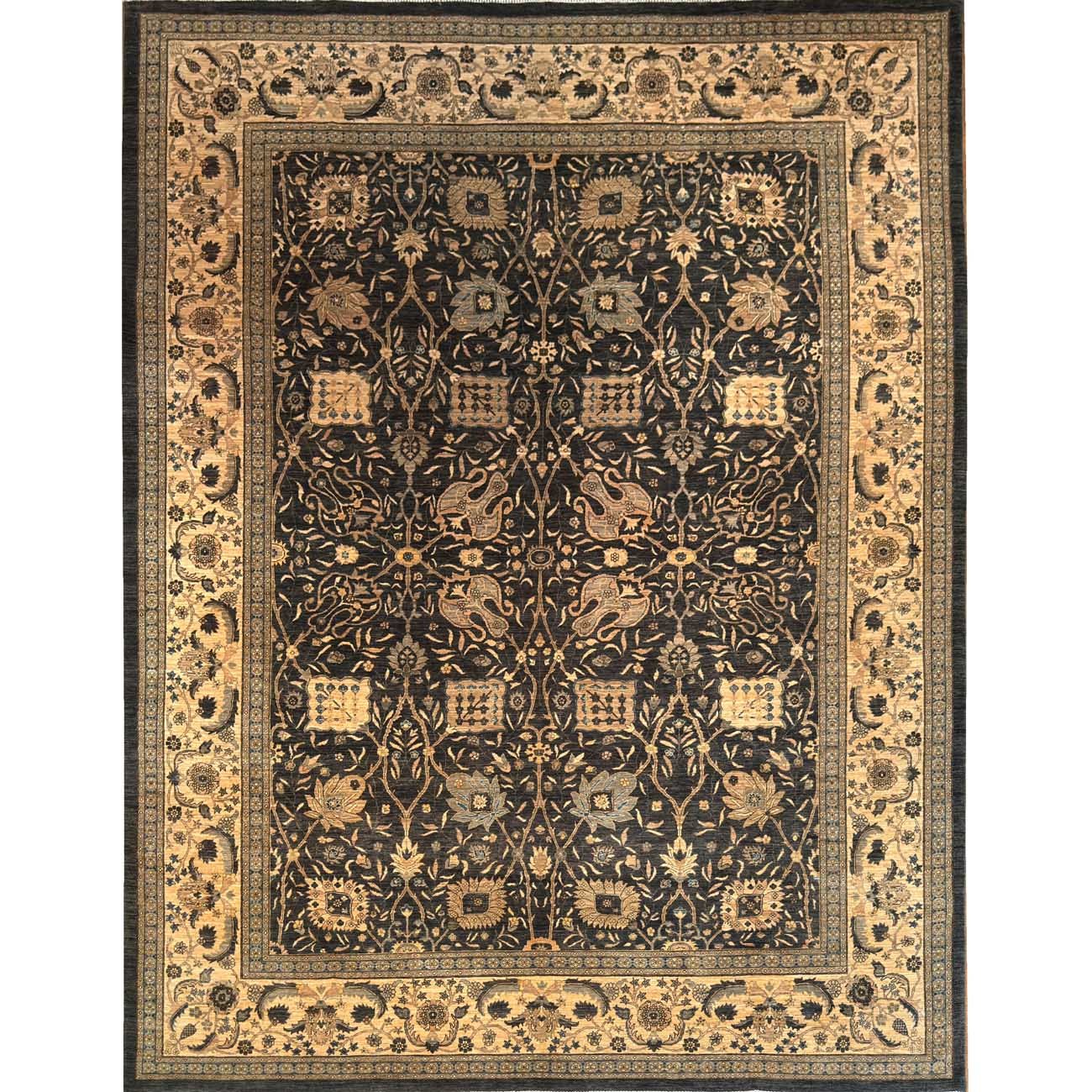 El Dokuma Premium Uşak Saray Yün Halısı (290x385 cm)
