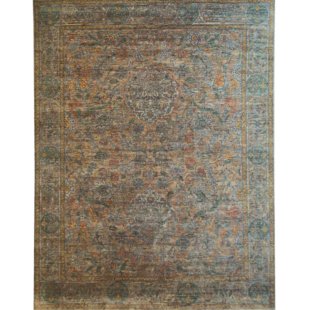El Dokuma Özel Tasarım İran Yün Halı (275x365 cm)