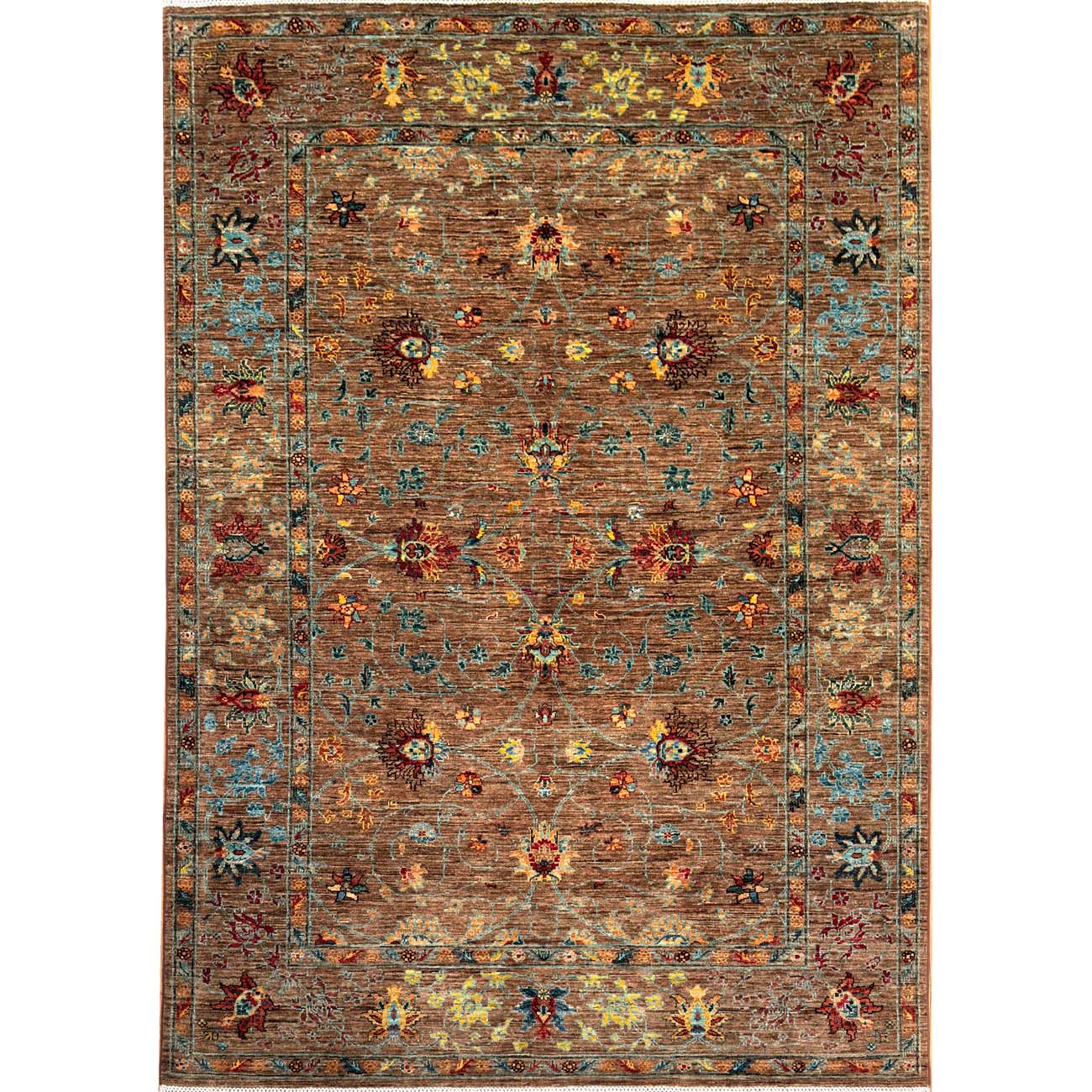 El Dokuma Floral Sultani Yün Halı (175x245 cm)