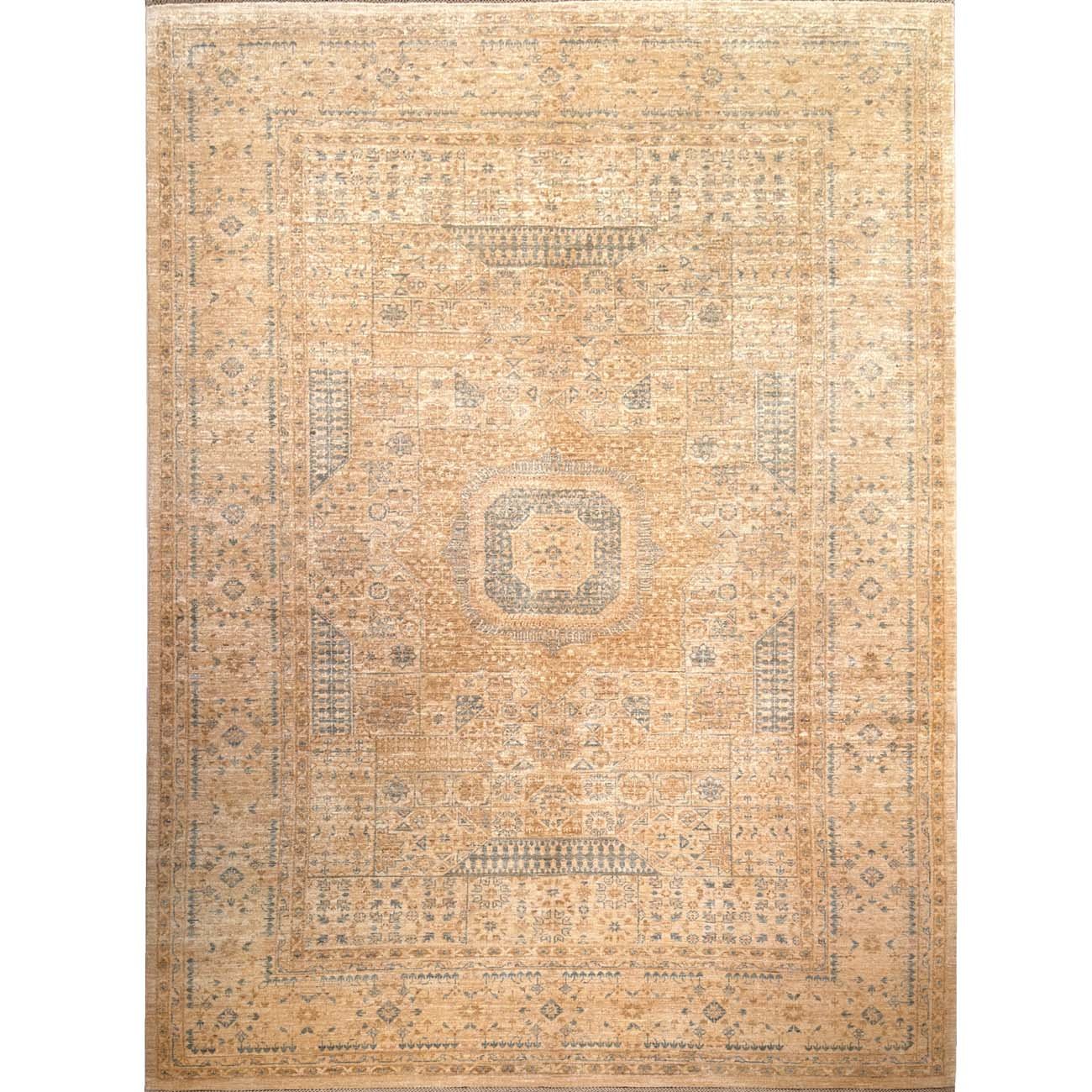 El Dokuma Madalyon Memlük Yün Halı (200x290 cm)