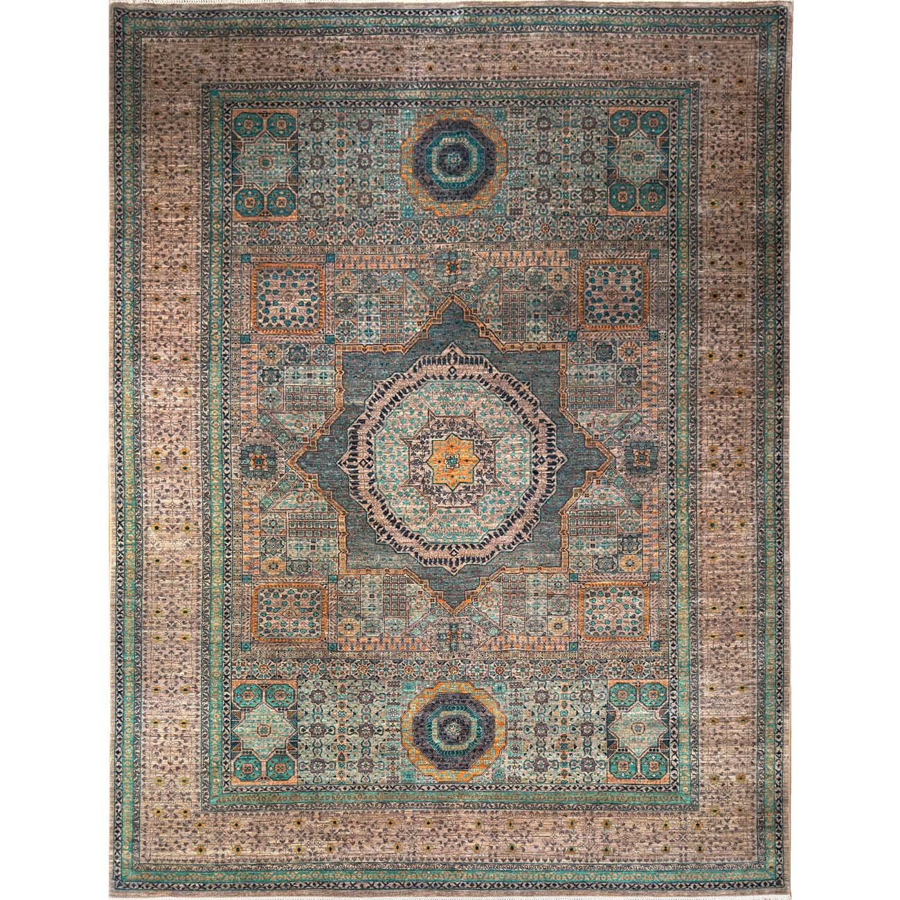 El Dokuma Premium Memlük Yün Halı (275x370 cm)