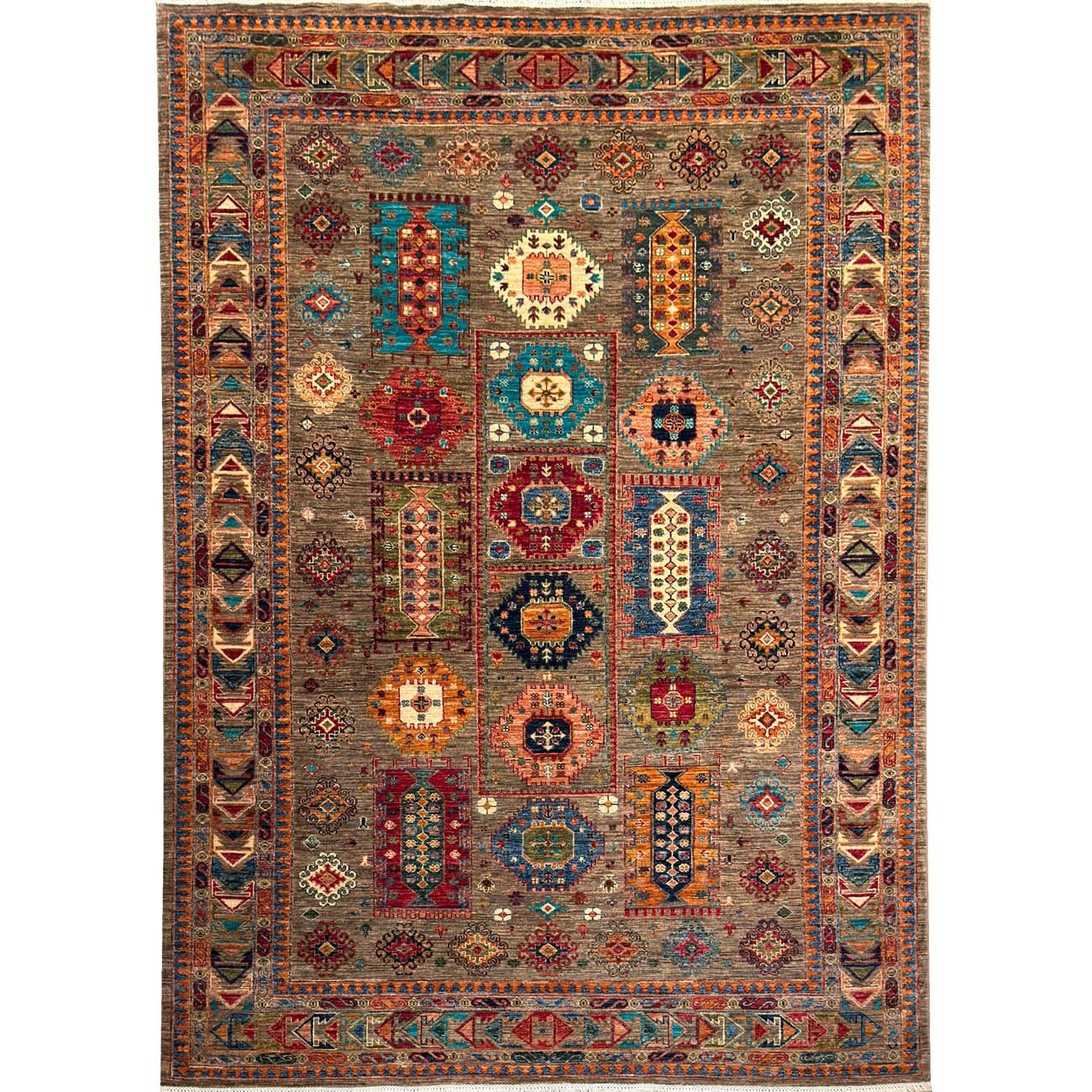 El Dokuma Veziri Kabile Yün Halı (200x300 cm)